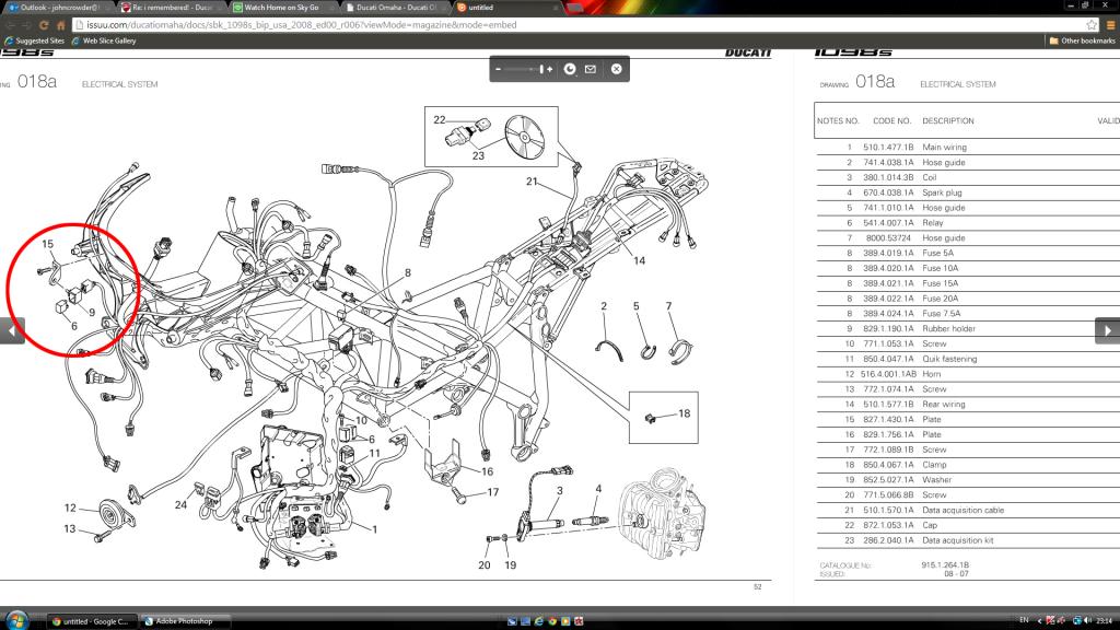 1098 headlight relay | Ducati Forum