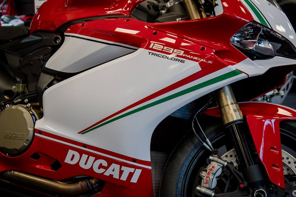 Fit For Ducati 1199 PANIGALE Tricolore Side & Nose Fairing Sticker Version 2