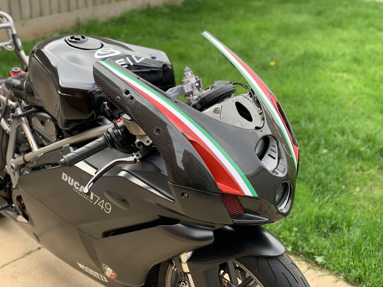 For Sale 749 999 Dark Fairings Carbon Nose Cone Mirrors