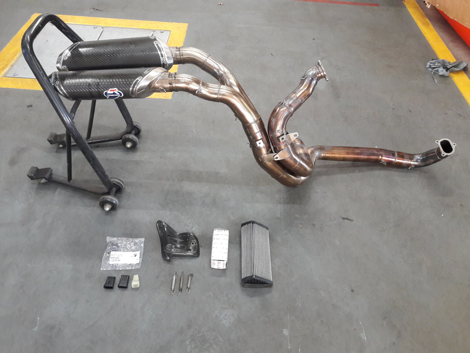 Ducati 1098 outlet termignoni full system