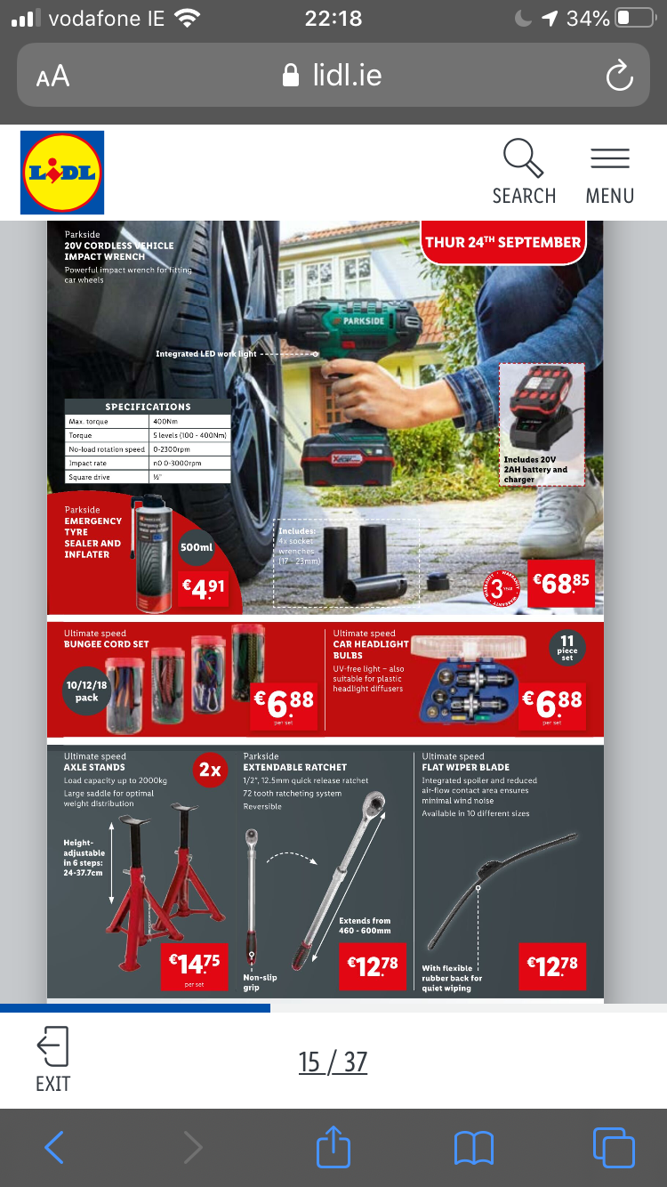 Lidl Impact Wrench 500nm 39.99 Ducati Forum