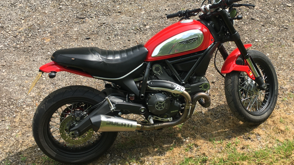 ducati scrambler single seat