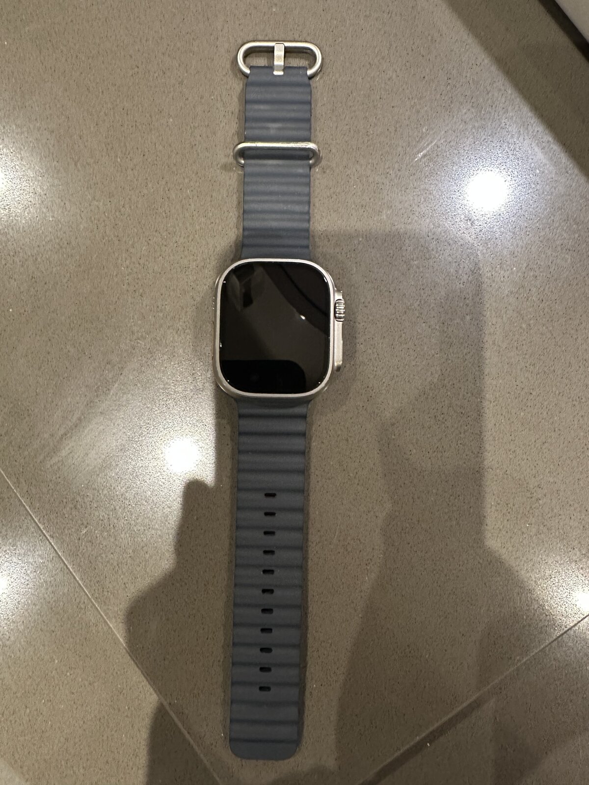 Apple Watch Ultra - 49mm Titanium With Midnight Ocean Band