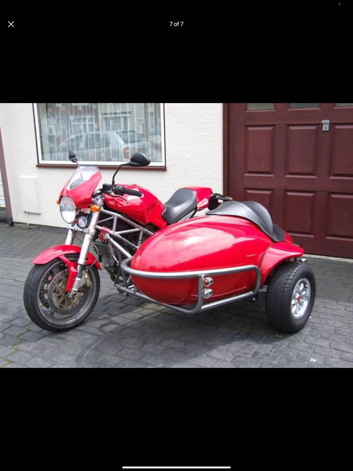 Ducati monster hot sale sidecar