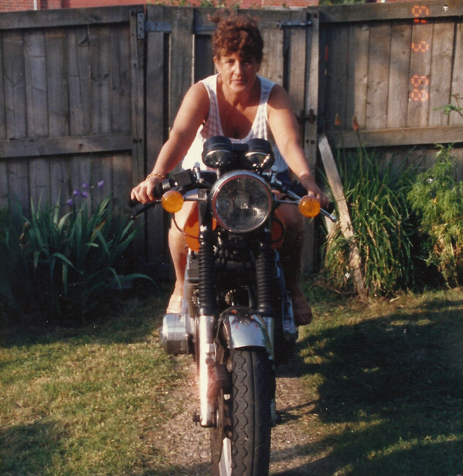 Mum on the Jota.jpg