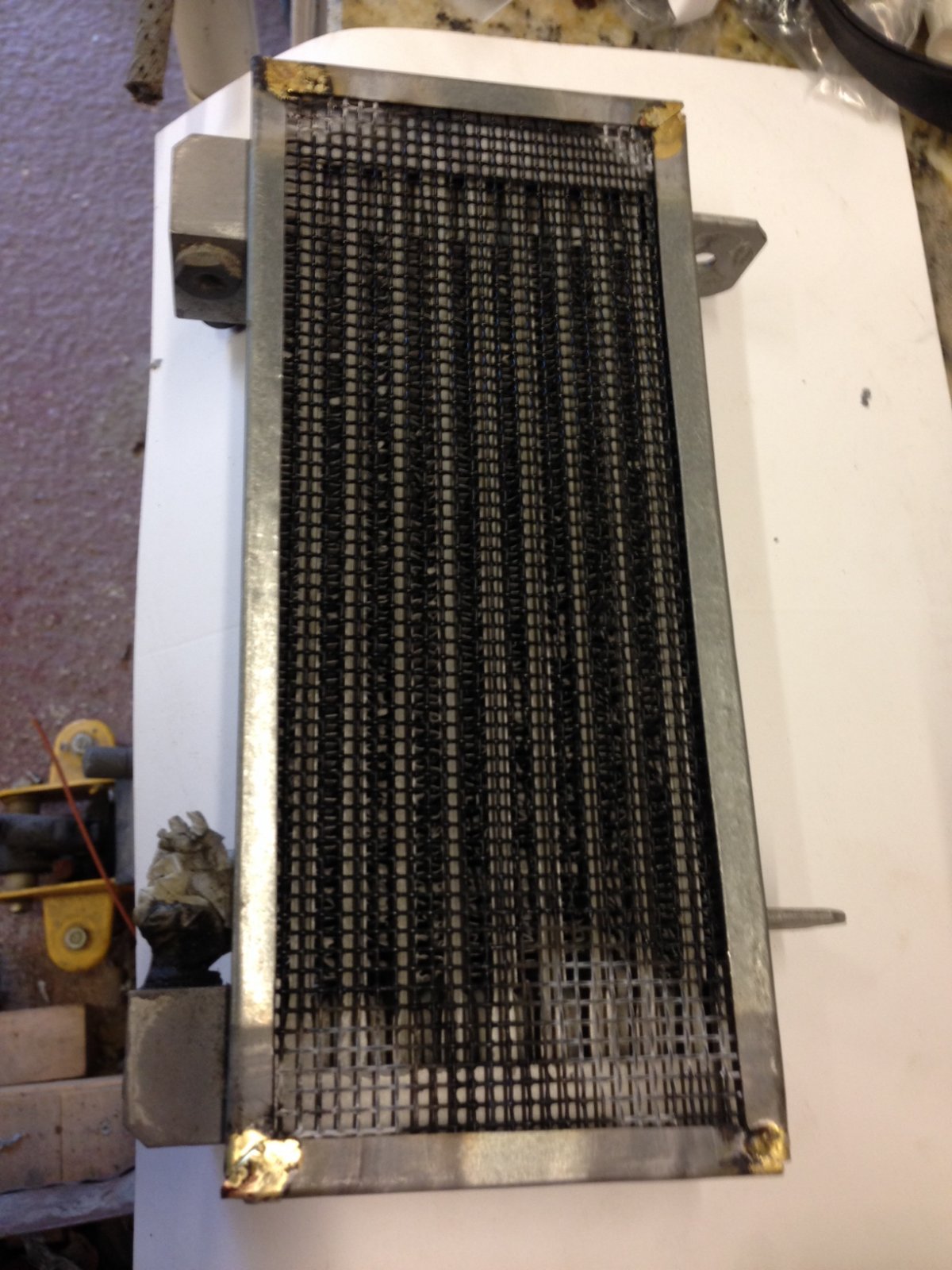 Oil cooler mesh guard.JPG
