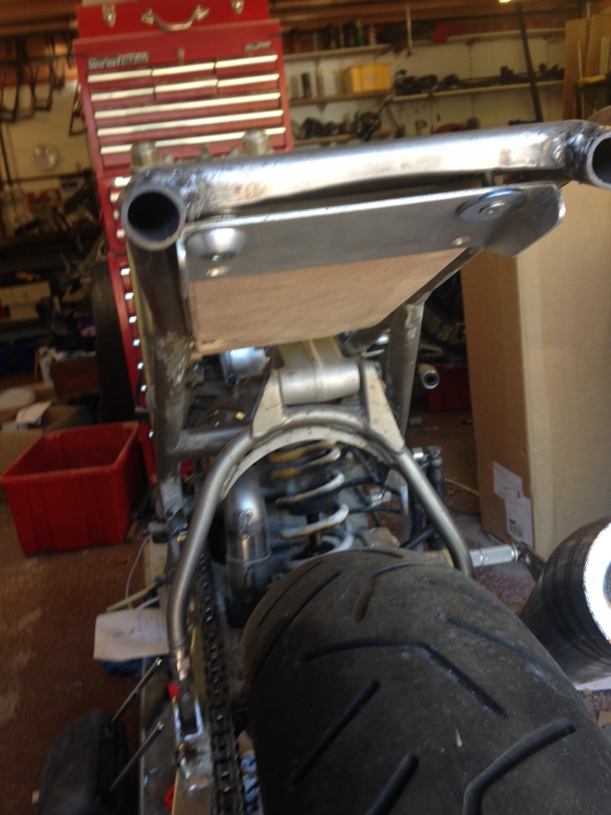 Underseat tray mould bracket in place.JPG