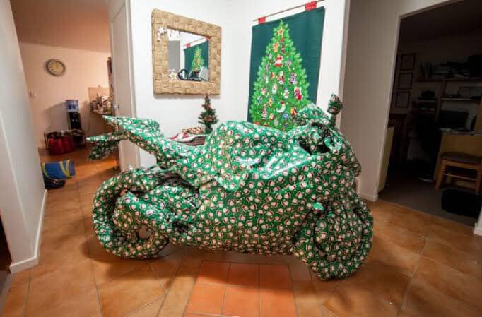Xmas wrapped bike.jpg