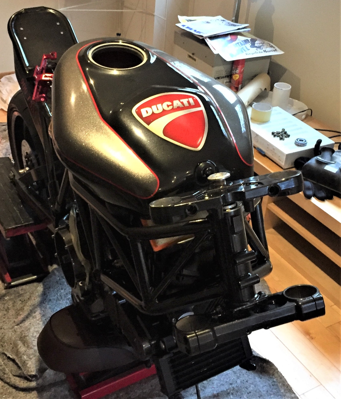 tank paint work