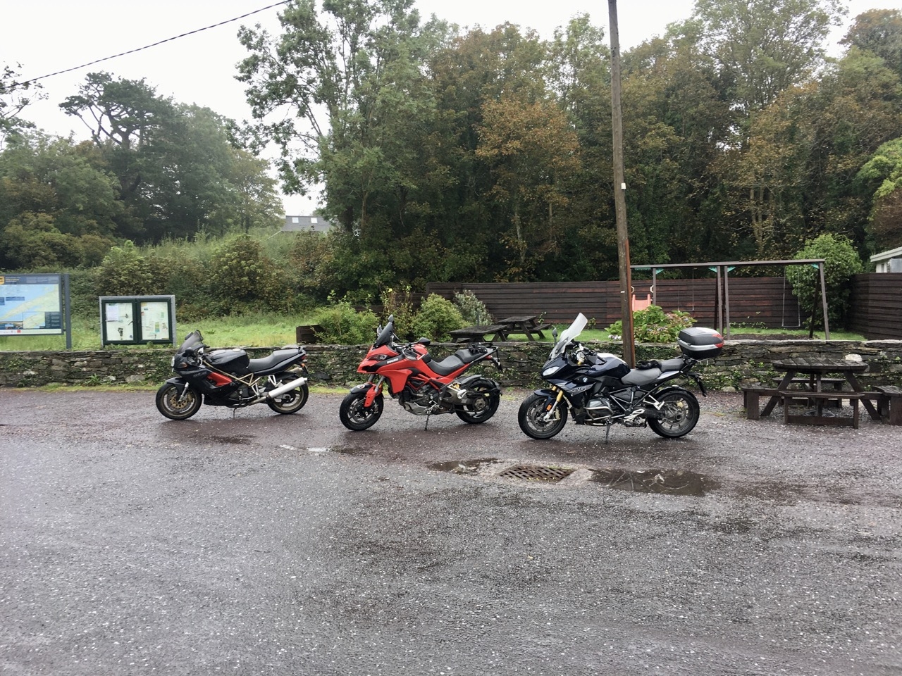 Guided Tour 7-9 Sept 2020 twas a wet day
