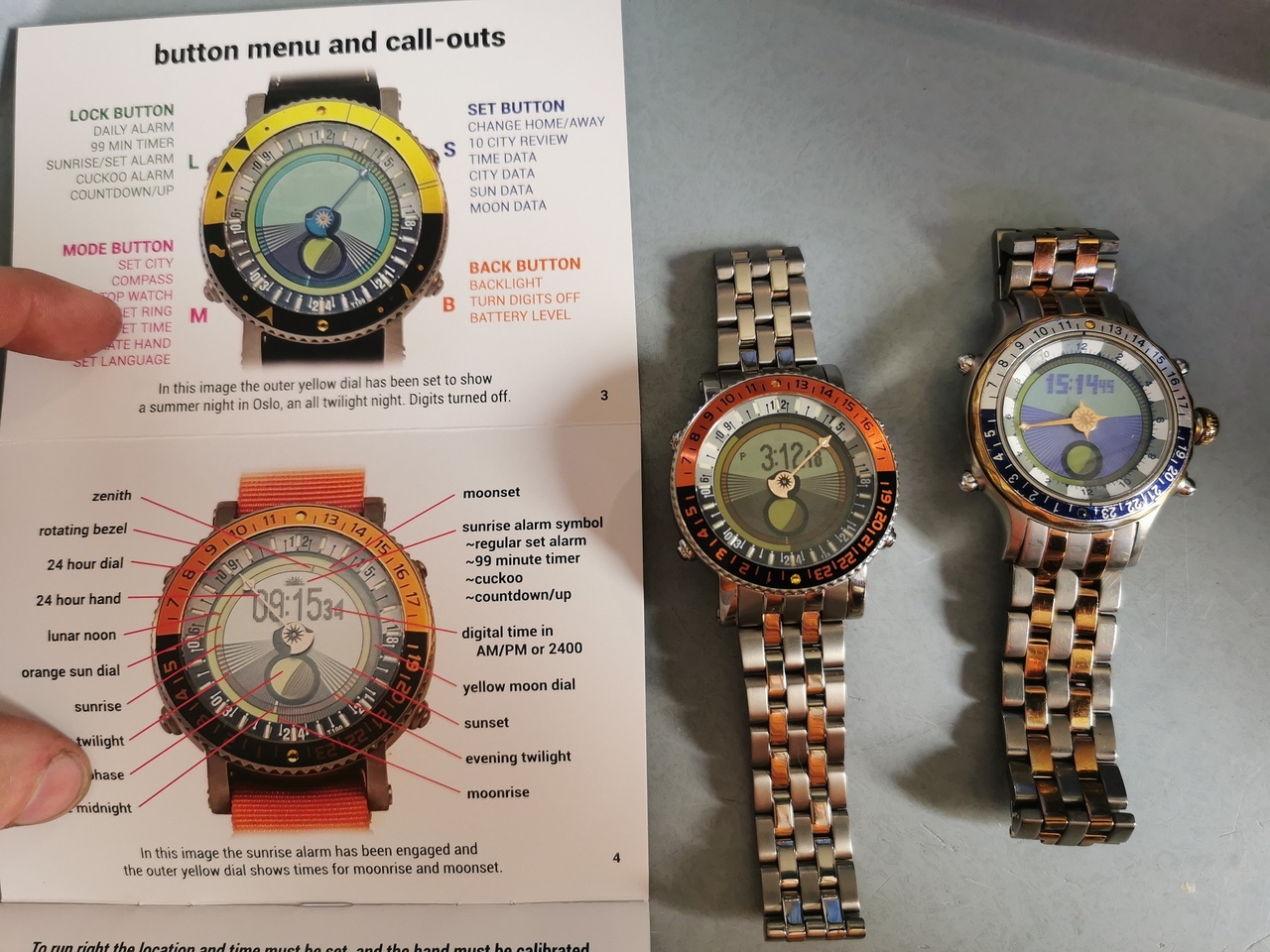 v7 polished duo orange bezel vs Zulu