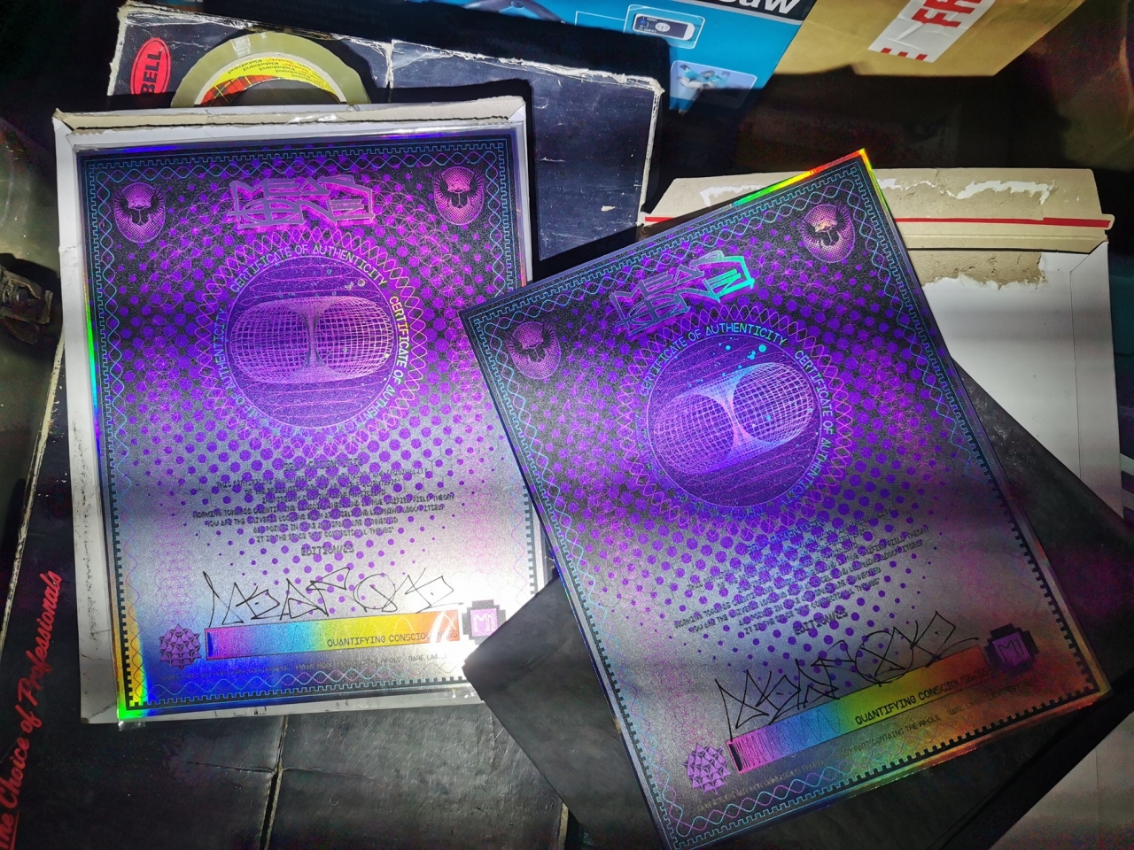 Self Scientific Certificate of Authenticity 2nd