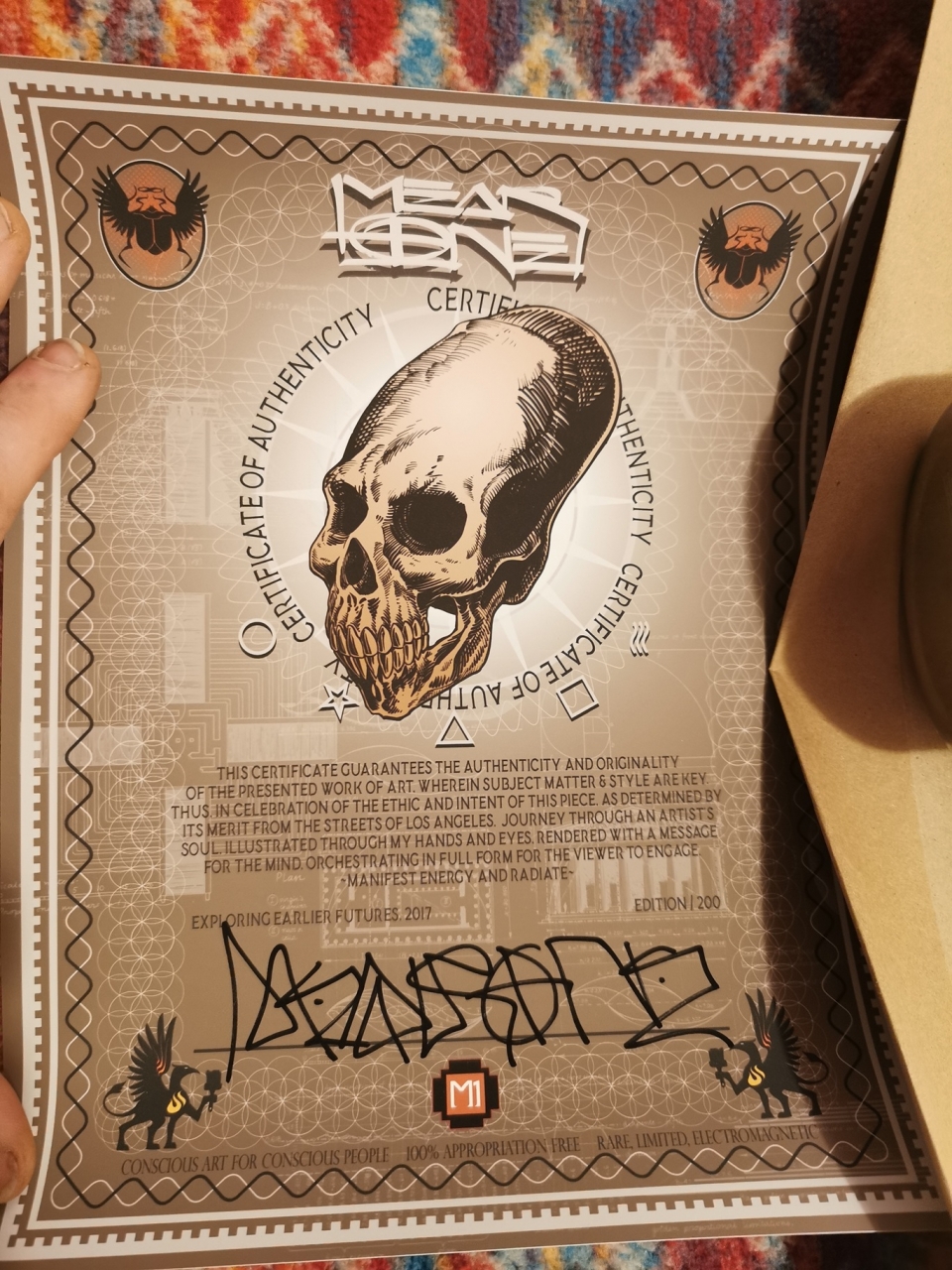 Certificate of Authenticity - 2nd