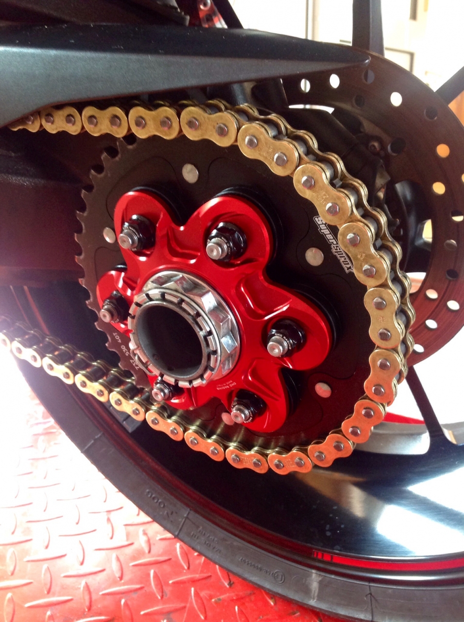 Photo "Rear sprocket mods" in the album "Mobile Uploads" by DEWCATI