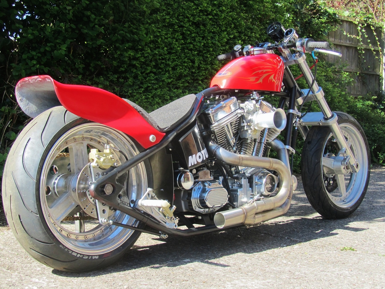 Built out of spares and bits and bobs.