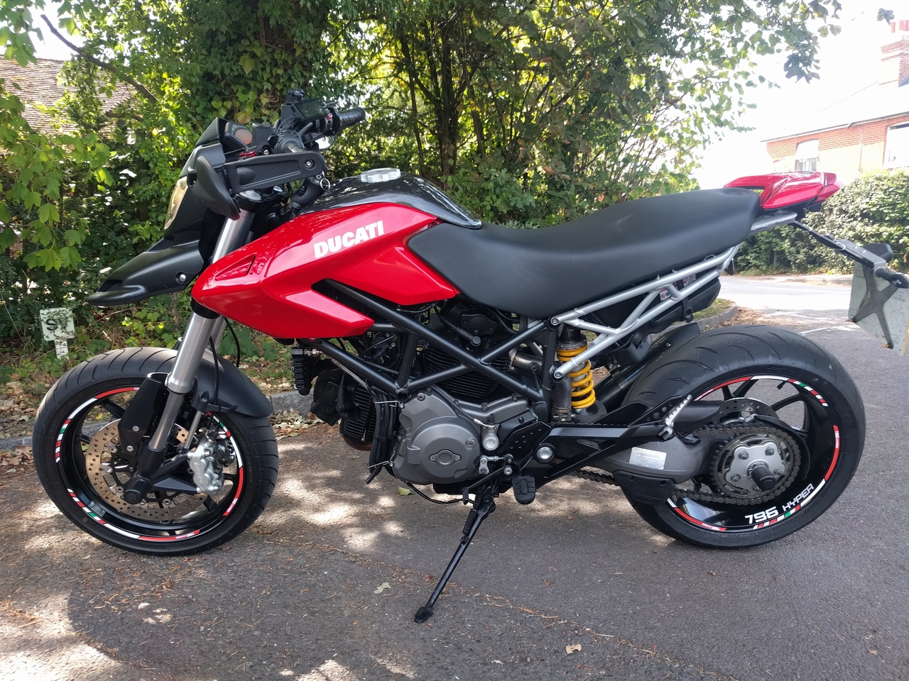 New GPR exhaust, tail tidy, stickers, levers etc