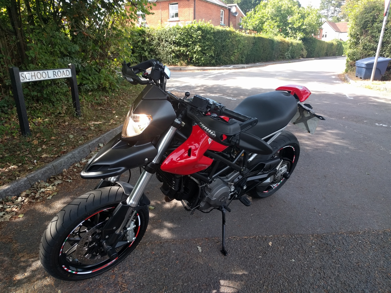 New GPR exhaust, tail tidy, stickers, levers etc