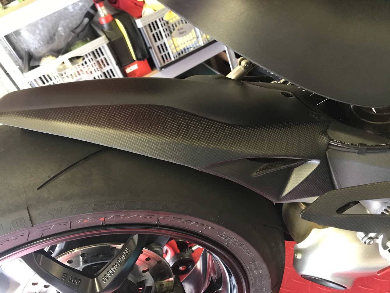 New carbon hugger fitted.