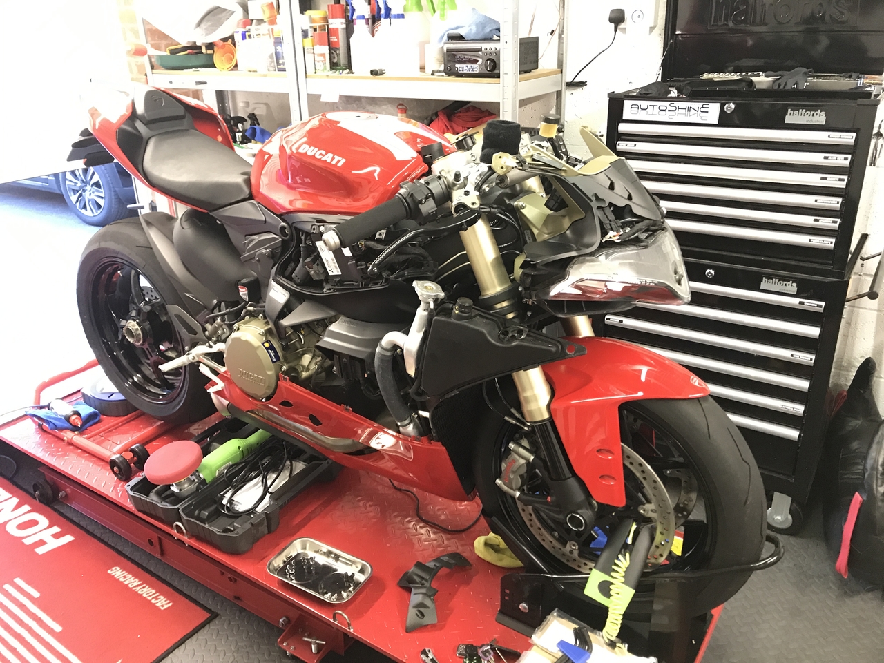 All this just to fit a new screen.