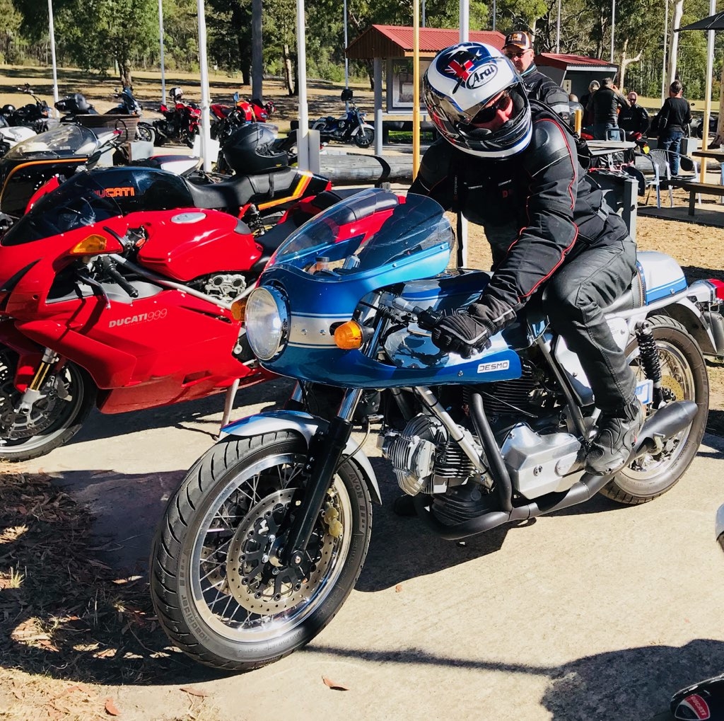 Old school.<br />
Regularly ridden with mates on old Dukes !