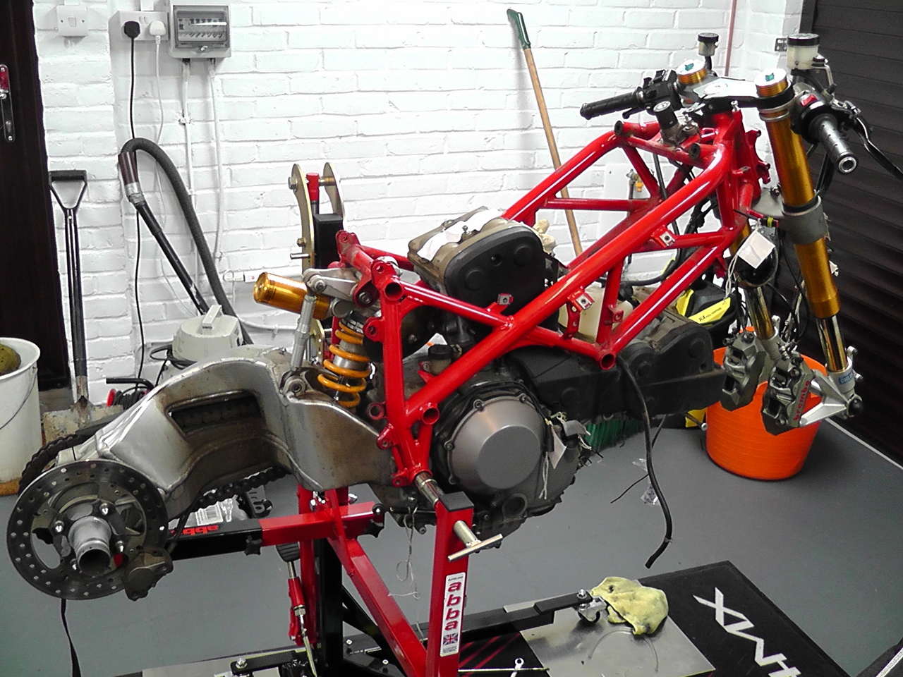 Stuck bolts on the rear shock!