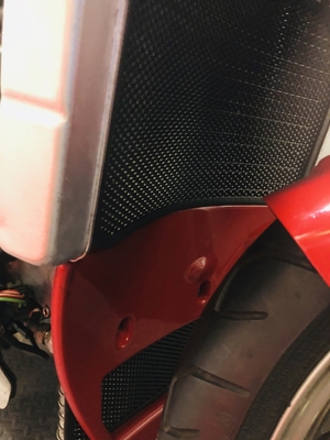 Rad guards fitted...make the rads look a lot newer I think