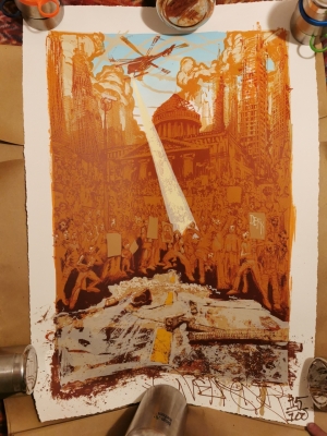 Global uprising (Modern Multiples embossed)