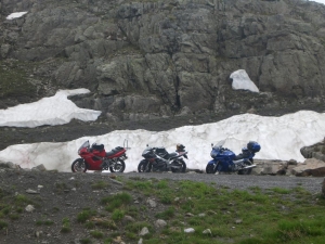 On the way up La Bonnette. Didn't take a pic at the top as it was pissing down!