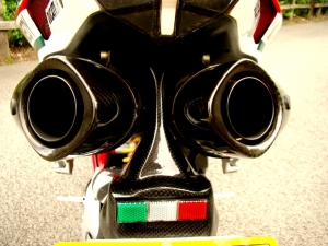 CF number plate holder