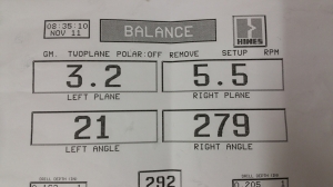 Balancing read out
