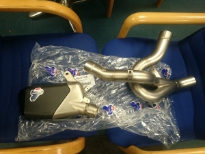 Enduro race exhaust