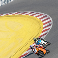Round the outside on the final turns takes balls.