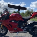 I have recently relocated from the South an enjoying seeing the sites on my new 2021 Panigale. Here is a pic from day one