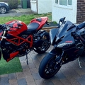 Little ride out this morning into North Wales, lent my mate the r6, smaller engine but the duc struggles to keep up, putting it down to the shorter rev range