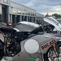 enjoying the new track bike