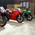 '08 Mille, '08 1098s & '14 ZX636