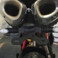 Evotech tail tidy on 848 Evo with cans bolted back on