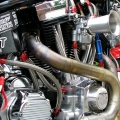 2 ltr engine with NOS, jap wheels, forks, rest was one off / home made..  not a HD part on it