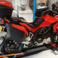Preparing the bike for shipment from Northampton to Geneva