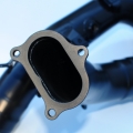 Ceramic coated rear header.