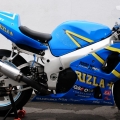 Suzuki GSXR 750 SRAD with K1 fairing kit and Rizla decals.