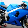 Decals removed

The Rizla decals that came on the bike were faded and generally tired looking. An hour with the heat gun and the old ones are all off, ready for a nice new set of MotoGP inspired...