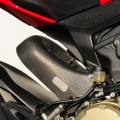 Close-up of the Ilmberger Carbon Heat Sheild