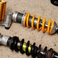 Ohlins rear shock vs standard SRAD shock
