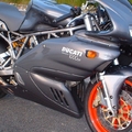 This was so she who must be obeyed could get on the pillion